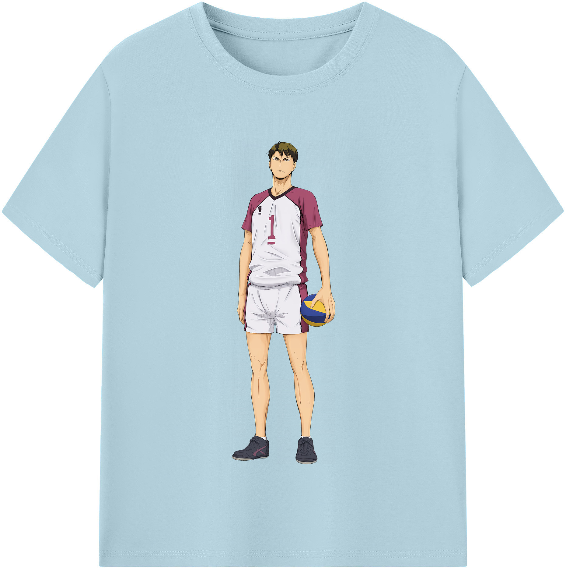 （画像用） ハイキュー!! Haikyu!! 綿100％半袖Tシャツ（フロントプリント）